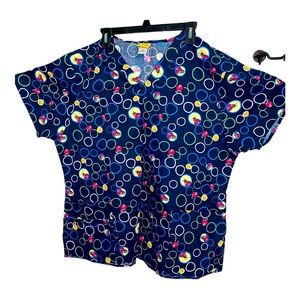 Ladybug Women's 2X Scrub Top